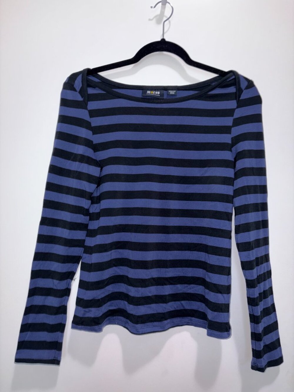 Maeve Classic Striped Boatneck Long-Sleeve Top